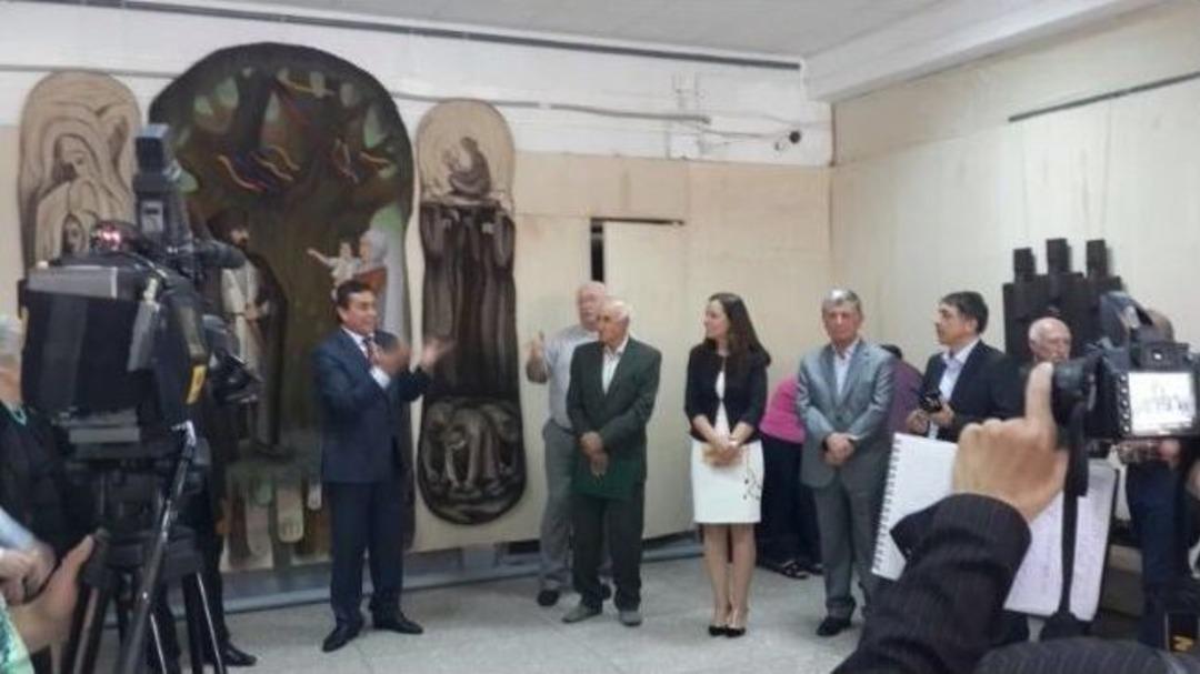 Sakaryalı Sanat&ccedil;ı Necla Sayacı Kafkas&rsquo;ya Da Resim Sergisine Katıldı