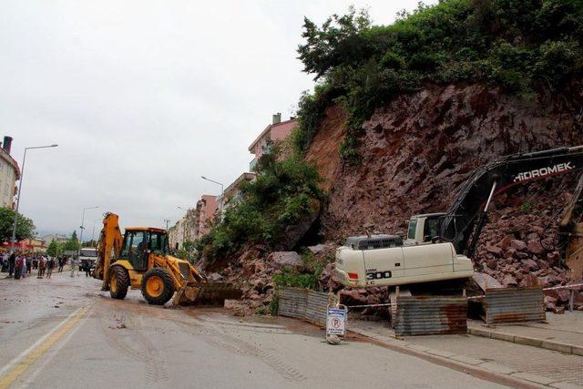 Giresun'da Heyelan