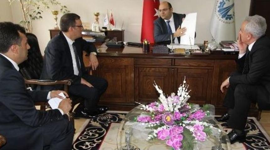 Halkbank Genel M&uuml;d&uuml;r&uuml; Taşkesenlioğlu&rsquo;ndan Başkan Orhan&rsquo;a Ziyaret