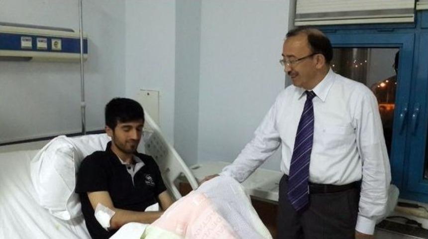 Eruslu'dan Kazazede &Ouml;ğrencilere Ziyaret