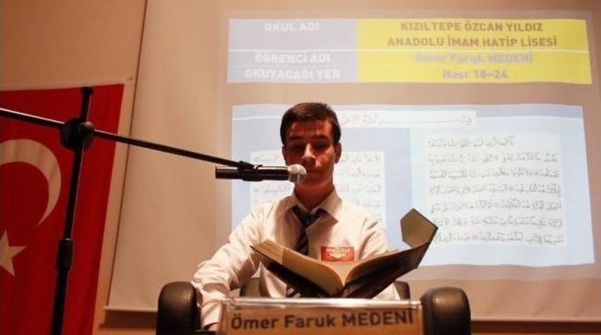 Mardin Kur'an Birincisi T&uuml;rkiye Finali İ&ccedil;in Bursa&rsquo;da Yarışacak