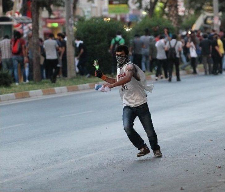 Mersin'de Göstericilere Polisten Müdahale G5