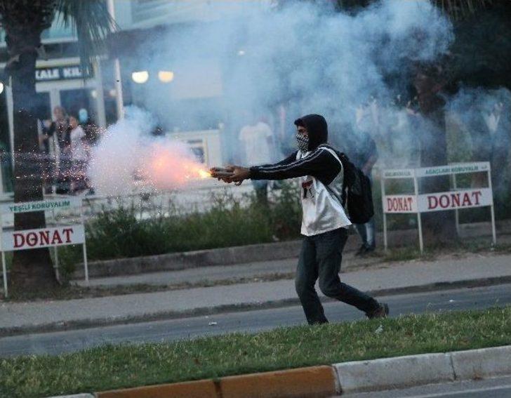 Mersin'de Göstericilere Polisten Müdahale G2