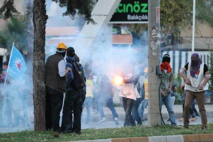 Mersin'de Göstericilere Polisten Müdahale G3