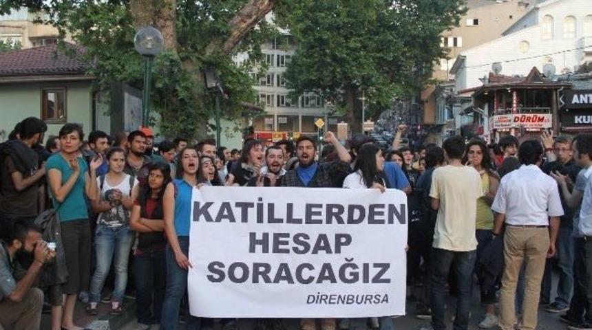 Bursa’da Okmeydanı Olayları Protesto Edildi