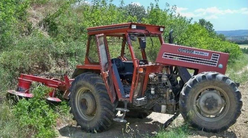 Tekirdağ&rsquo;da Trakt&ouml;r Kazası: 1 Yaralı