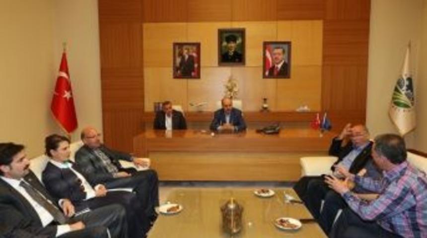 Numan Kurtulmuş&rsquo;tan, Başkan To&ccedil;oğlu&rsquo;ya Ziyaret