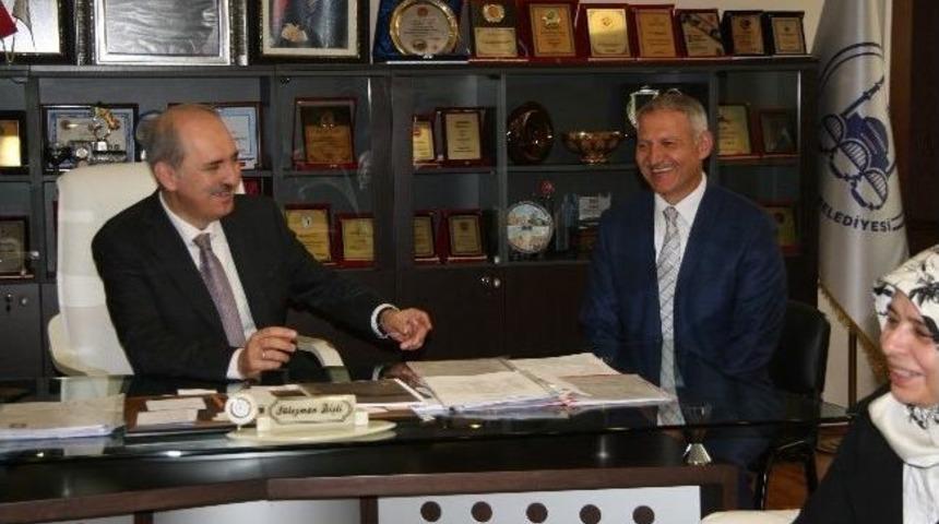 Numan Kurtulmuş, Başkan Dişli&rsquo;yi Ziyaret Etti