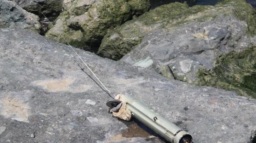 Samsun&rsquo;da Esrarengiz Askeri Cihaz Kıyıya Vurdu