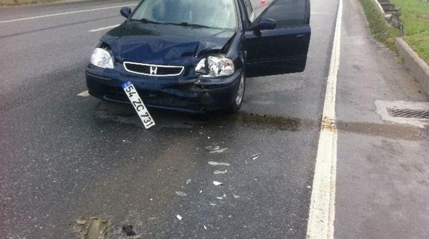 Sakarya&rsquo;da Trafik Kazası: 2 Yaralı