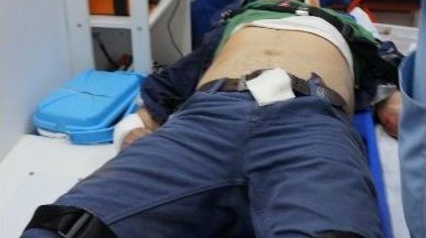 D-100 Karayolunda Motosiklet Kazası : 2 Yaralı