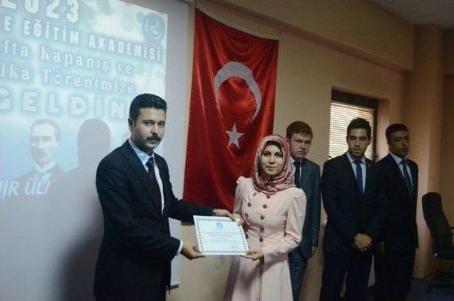 Eskişehir Ülkü Ocakları "2023 Gençlik Ve Eğitim Akademisi" Sertifika Töreni 2