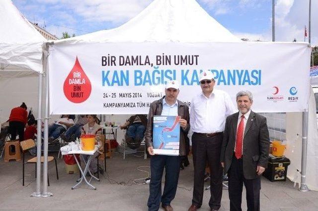 Yozgat Beşir Derneğinden Kızılay’a Kan Bağışı