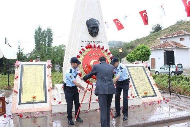 Atatürk'ün Havza'ya Gelişi Sade Törenle Kutlandı