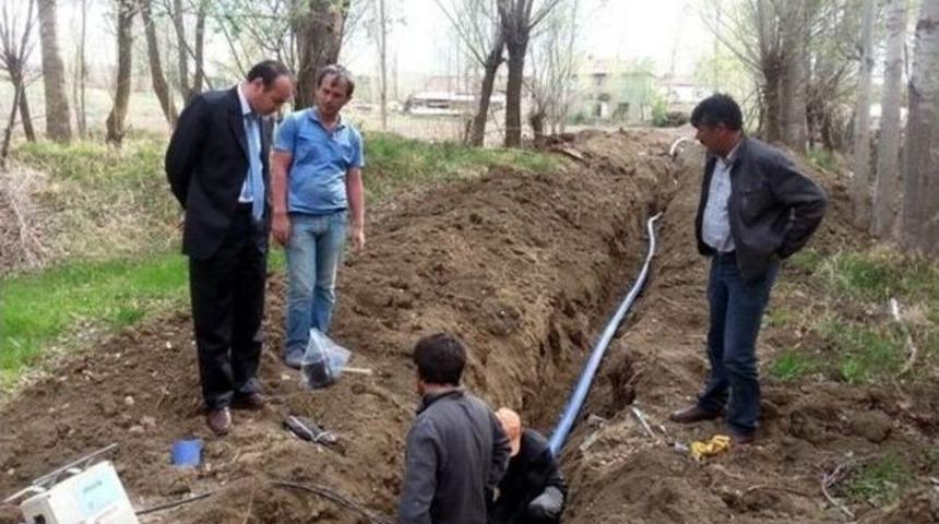 Harmantepe K&ouml;y&uuml; Altyapı &Ccedil;alışmaları S&uuml;r&uuml;yor