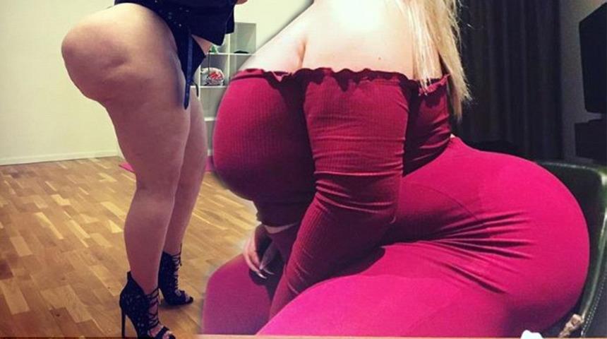 İsve&ccedil;li model Natasha Crown d&uuml;nyanın en b&uuml;y&uuml;k kal&ccedil;asına sahip olmak istiyor