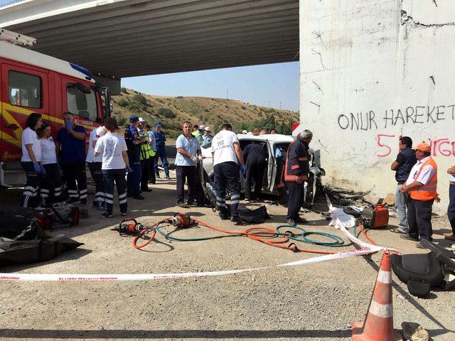 Ankara'da aşırı hız kazası: Aynı aileden 4 ölü
