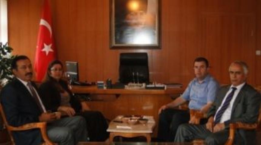 Defterdar Ercoşman'dan Avanos Kaymakamı Eldivan'a Ziyaret