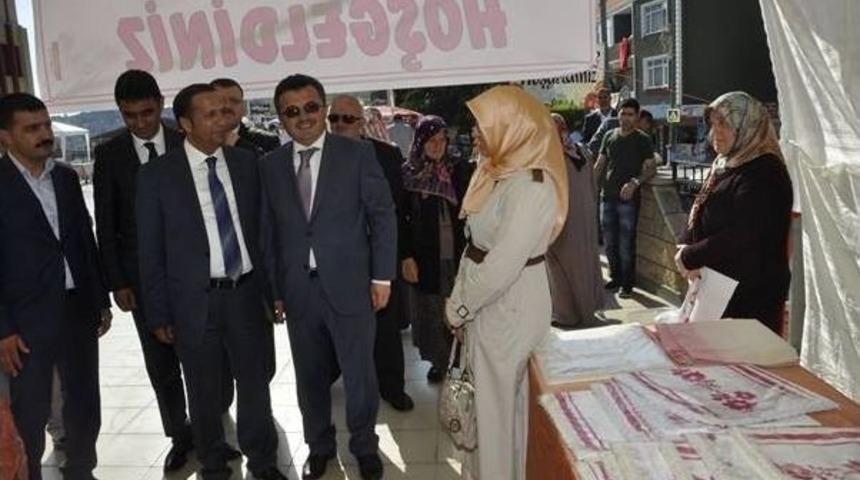 Başkan Toltar&rsquo;dan Hayır &Ccedil;arşısı Kermesine Ziyaret