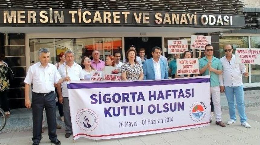 Mersin'de Sigorta Haftası Kutlanmaya Başlandı
