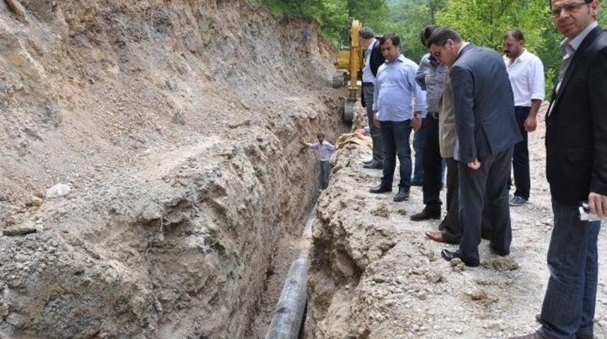 İneg&ouml;ll&uuml; &Ccedil;ilek &Uuml;reticilerinin Su Sıkıntısı Bitiyor