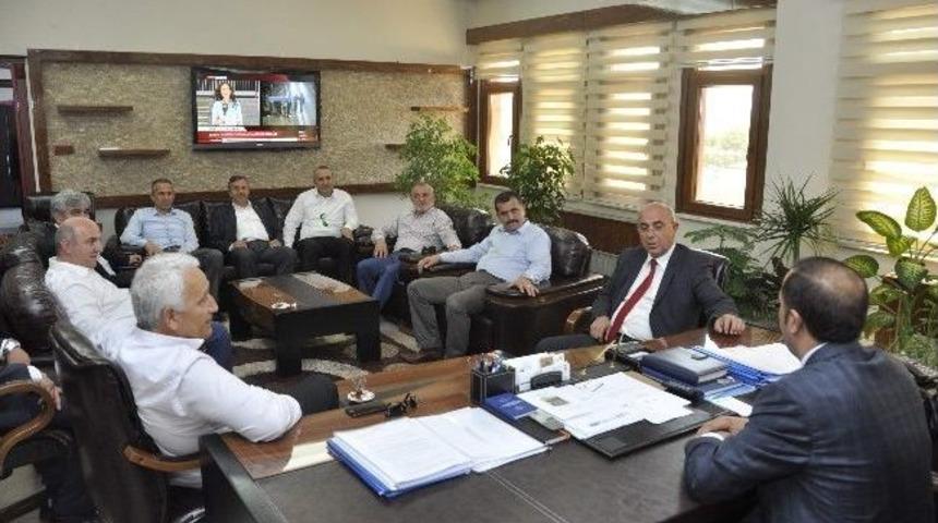 İl&ccedil;e Başkanlarından Toltar&rsquo;a Ziyaret