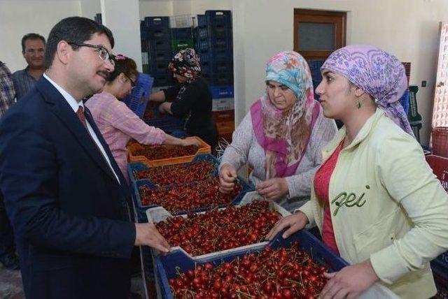 Başkan Çelik’ten Kirazın Merkezi Sancaklı Bozköy’e Ziyaret