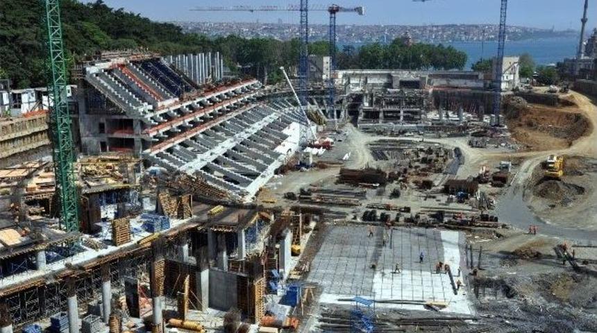 Vodafone Arena Stadı'nın İnşaatı Devam Ediyor
