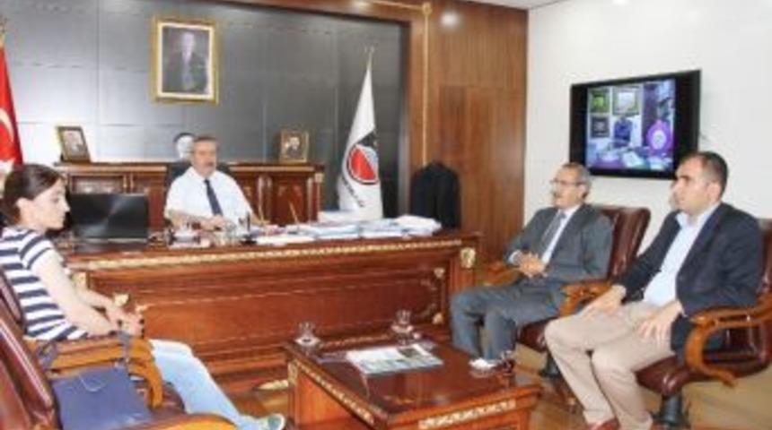 Başkan G&uuml;ler&rsquo;den Vali Kıra&ccedil;&rsquo;a Ziyaret