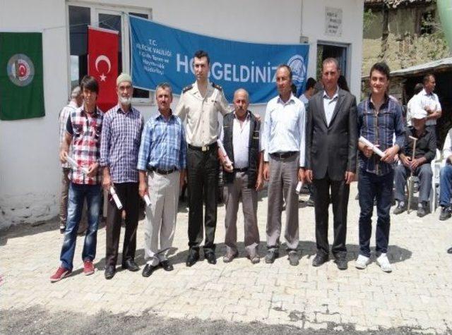 Bilecikli Çiftçiler Sertifika Aldılar