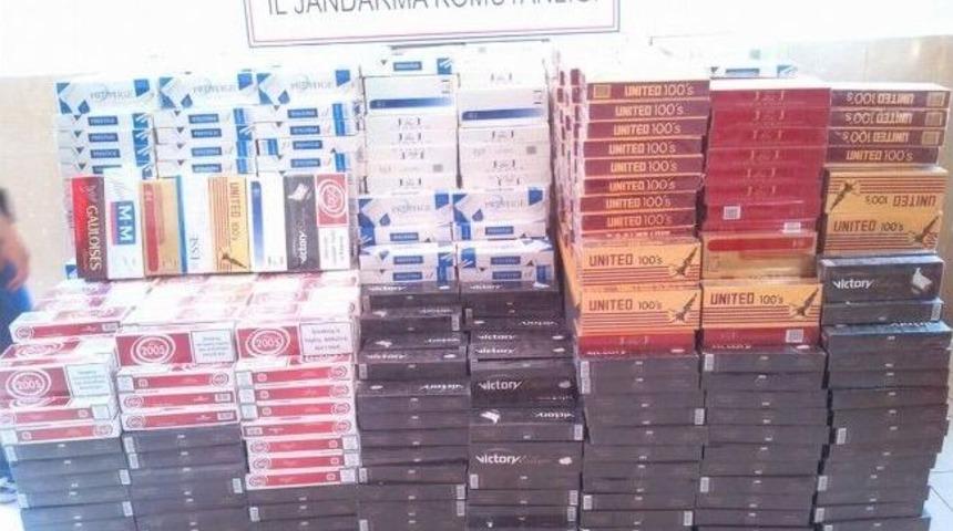 Afyonkarahisar&rsquo;da Jandarmadan Ka&ccedil;ak Sigara Operasyonu