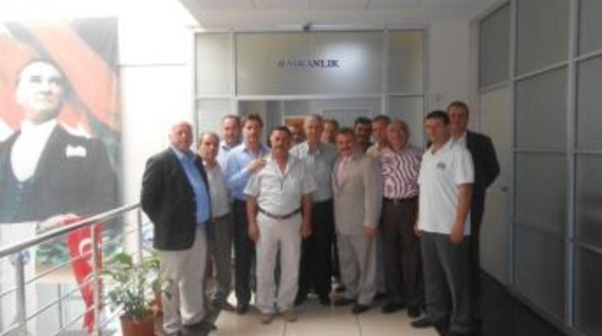 Aydın Esnaf Odaları Birlik Başkanı &Ccedil;etindoğan'dan Başkan Toyran&rsquo;a Ziyaret