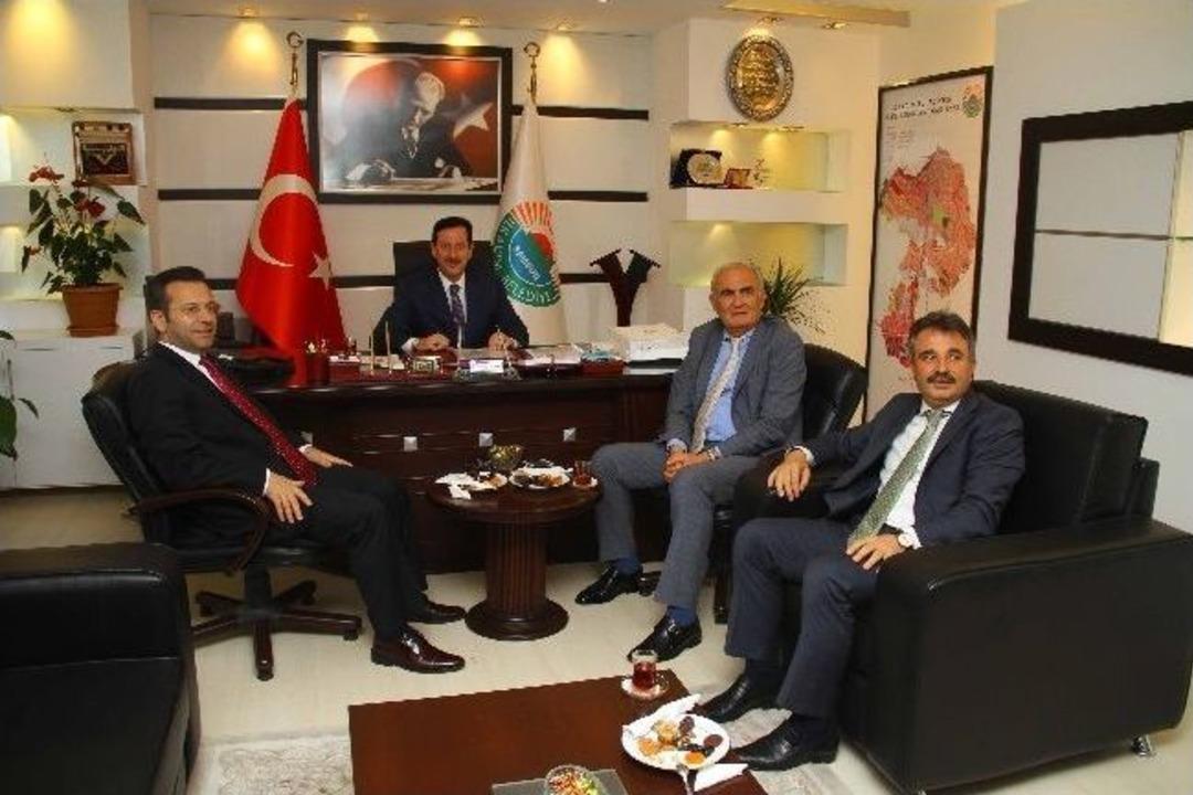 Vali Aksoy Ve Başkan Yılmaz&rsquo;dan Erdoğan Tok&rsquo;a Ziyaret