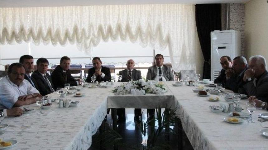 Ereğli Protokol&uuml; Muhtarlar İle Buluştu
