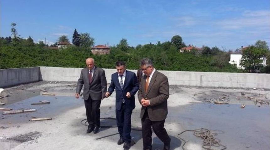 Ak&ccedil;akoca'da Kız &Ouml;ğrencilerine Y&ouml;nelik Yurt İnşaatı S&uuml;r&uuml;yor