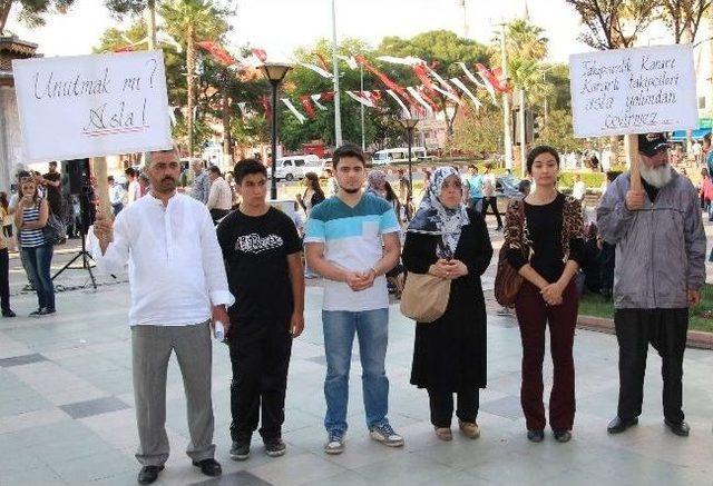 Nazillili Alperenler Takipsizlik Kararını Protesto Etti