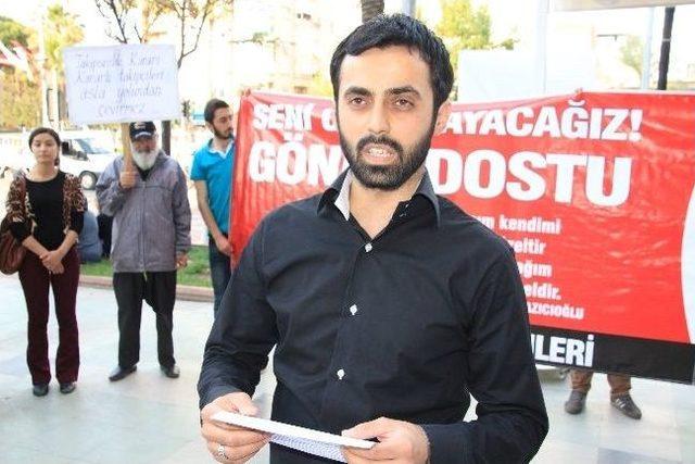 Nazillili Alperenler Takipsizlik Kararını Protesto Etti