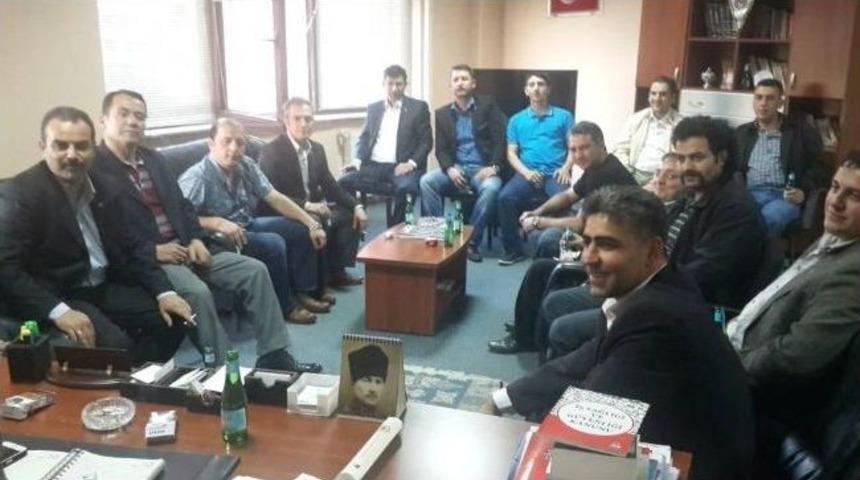 &Uuml;lk&uuml;c&uuml; İş&ccedil;ilerden T&uuml;rk Metal Sendikası'na Soma Şehitleri İ&ccedil;in Başsağlığı Ziyareti