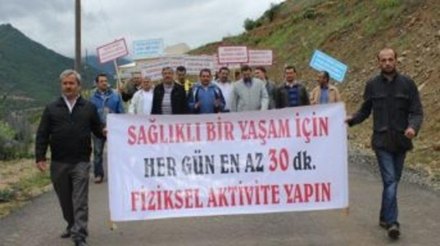 K&uuml;rt&uuml;n&rsquo;de Sağlıklı Yaşam Y&uuml;r&uuml;y&uuml;ş&uuml; D&uuml;zenlendi