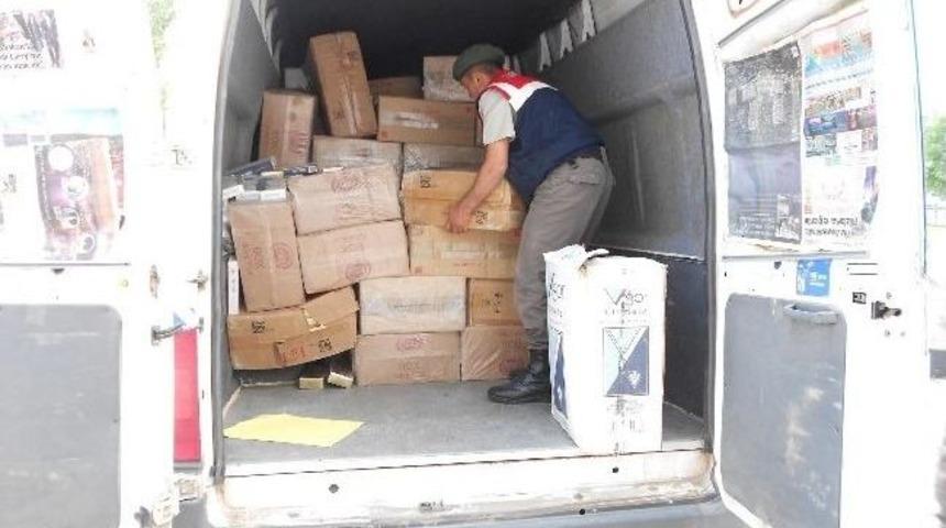 Yozgat Jandarmadan Ka&ccedil;ak Sigara Operasyonu