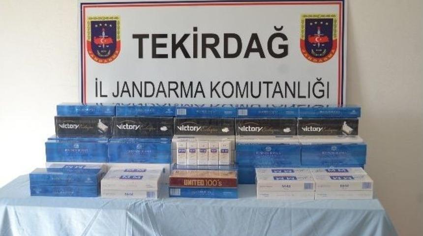 Kapaklı'da Ka&ccedil;ak Sigara Operasyonu