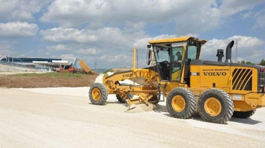 Hızlı Tren İstasyonu Yol Yapım &Ccedil;alışmaları Devam Ediyor