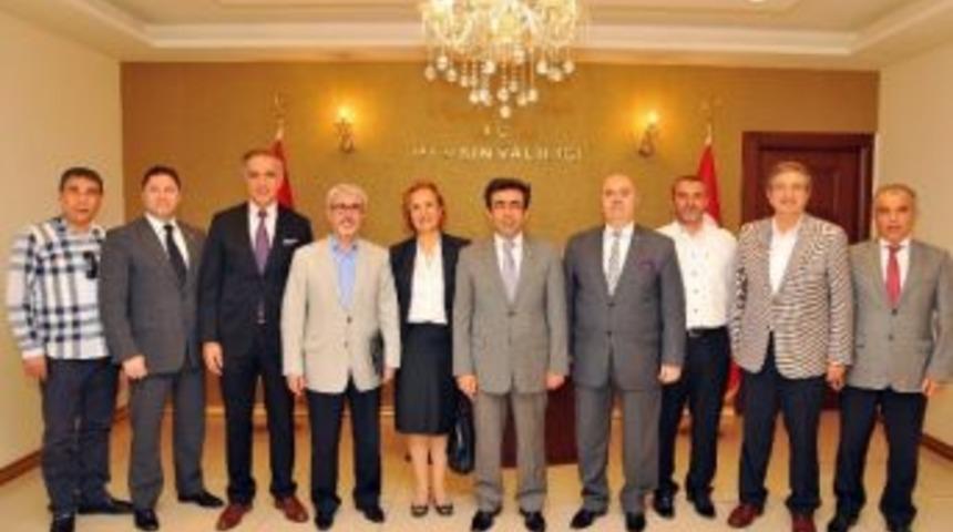 Ekonomi Platformu'ndan Vali Güzeloğlu'na Ziyaret