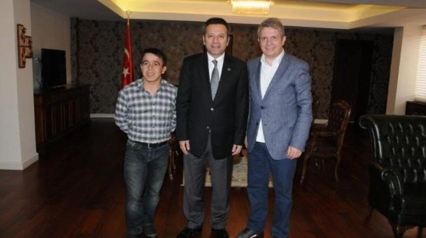 Halil Mutlu Ve Arıkan'dan Vali Aksoy&rsquo;a Ziyaret