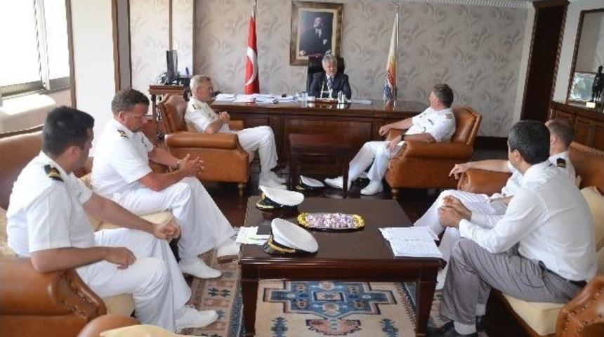 Norve&ccedil;li Komutanlardan Başkan Acar&rsquo;a Ziyaret