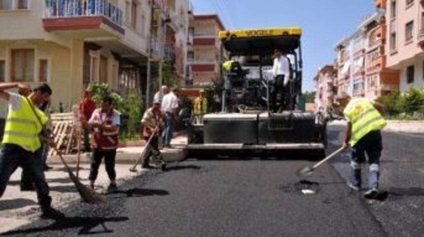 Ke&ccedil;i&ouml;ren&rsquo;de Havaların Isınmasıyla Asfalt &Ccedil;alışmaları Başladı