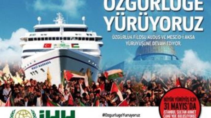 Bitlis&rsquo;ten &ldquo;kud&uuml;s Ve Mescid-i Aksa&rdquo; Y&uuml;r&uuml;y&uuml;ş&uuml;ne Tam Destek