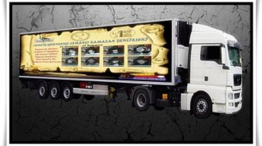 Ramazan Ayı Elazığ'da Dorse Sanat Tırı R&uuml;zgarı