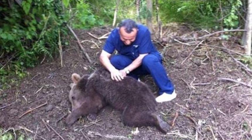 Tellere Takılan Yavru Ayı Kurtarıldı