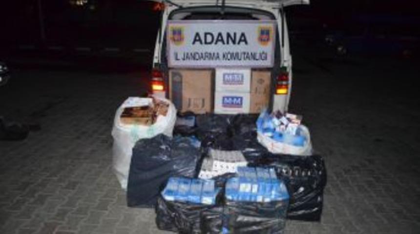 Adana'da Sigara Ka&ccedil;ak&ccedil;ılığı Operasyonu